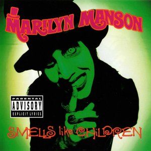Marilyn Manson ‎– Smells Like Children Audio Compact Disc Insert and Case (!)